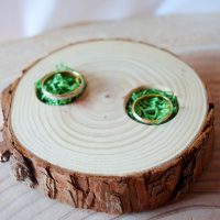 [新商品]皮付き丸太のリングピロー